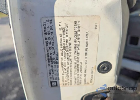 2001 GMC Sierra C3500 Heavy Duty z USA, uszkodzony, nr VIN 3GDKC34G61M107976